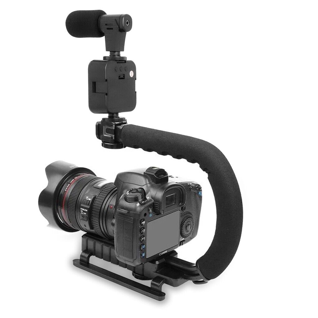 Supporto-Stabilizzatore-videocamera-smartphone-con-luce-e-microfono-AY-49U-275190916445-2